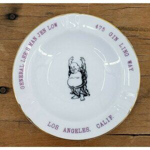 Vintage General Lee's Man Jen Low Ashtray Los Angeles California Japan B…